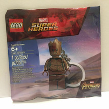 Lego Minifigure Teen Groot from Guardians of the Galaxy Keychain Polybag - $14.68 CAD