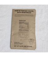 Vintage 90s MRE Boxed Beef in Teriyaki Sauce w/ Vegetables Ration 8oz - $419.15 MXN