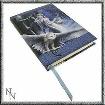 Anne Stokes Silver Owl Midnight Messenger Hard Cover Embossed Collector ... - £16.75 GBP