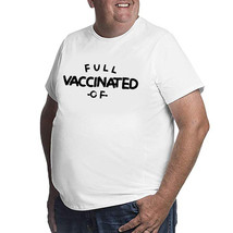 New Fully Vaccinated Fun Funny Meme White  t-shirt  - £15.74 GBP