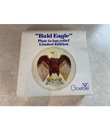 Goebel Bald Eagle Plate In Bas Relief Limited Edition - $188.36 MXN