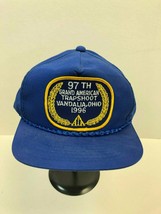 97th Grand American ATA Trapshoot Vandalia Ohio 1996 Hat Cap Blue Gold, EUC - £8.99 GBP