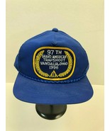 97th Grand American ATA Trapshoot Vandalia Ohio 1996 Hat Cap Blue Gold, EUC - £8.40 GBP