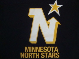 NHL Minnesota North Stars Black T Shirt S - $16.33