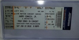 HARRY CONNICK, JR.  - ORIGINAL 2010 UNUSED WHOLE FULL CONCERT TICKET - $15.00