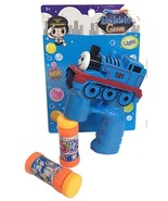 LIGHT UP BLUE TRIAN ENGINE BUBBLE GUN W SOUND toy bottle bubbles maker m... - $12.95 CAD