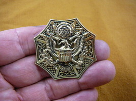 (b-bird-121) Bald eagle Military Chevron bird pin pendant eagles birds j... - $19.62