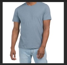 Theory Men&#39;s Precise Tee Sorena Slub Shirt in Dark Harbor Sz Large NWT - $42.07