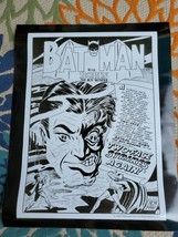 Batman #81 With Boy Wonder Splash Page 22&quot; x 28&quot;  Print Two face Strikes Again - £23.66 GBP