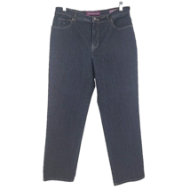 Gloria Vanderbilt Womens Jeans Size 12 Short Amanda Straight Leg 32x28 - $13.14