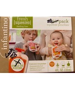 Infantino 208-102 Squeeze Pouches 28 Count Fresh BabyFeeding Puree 4fl - $8.02 CAD