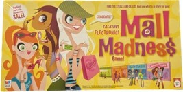 Mall Madness Board Game Yellow Box 2005 Complete Talking Electronic Works - $38.22