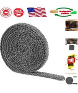 Graphite Impregnated Fiberglass Gasket Rope for Wood Stoves - 5/8&quot; x 1/8... - $455.80 MXN