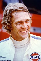 Steve McQueen in Le Mans 24x18 Poster Smiling in Racing Jacket - £17.91 GBP