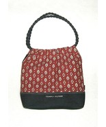 Tommy Hilfiger Canvas Shoulder Bag Purse Tote - $246.89 MXN