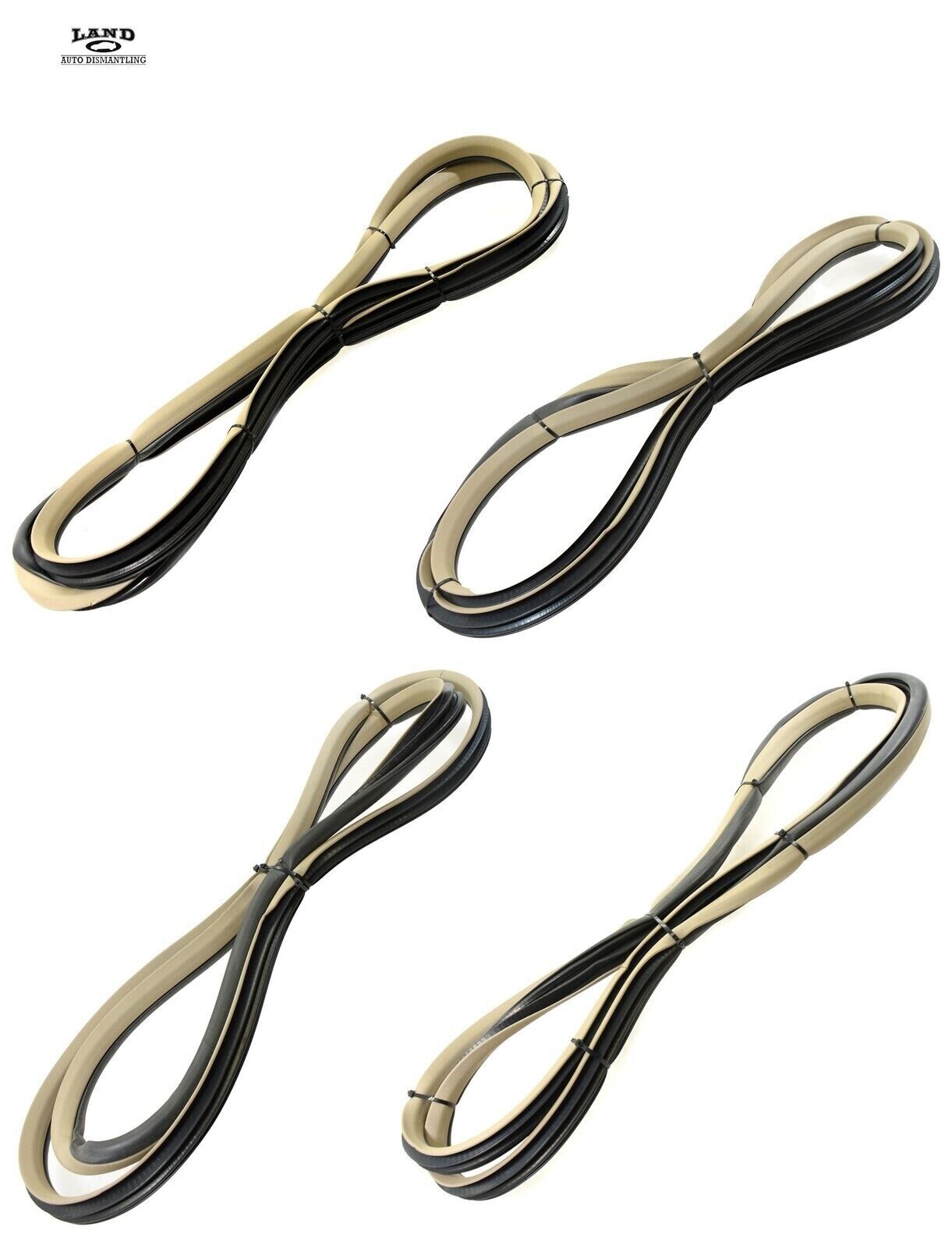 MERCEDES X166 GL-CLASS FRONT/REAR LEFT/RIGHT DOOR FRAME SEAL CLOTH BEIGE... - $79.19
