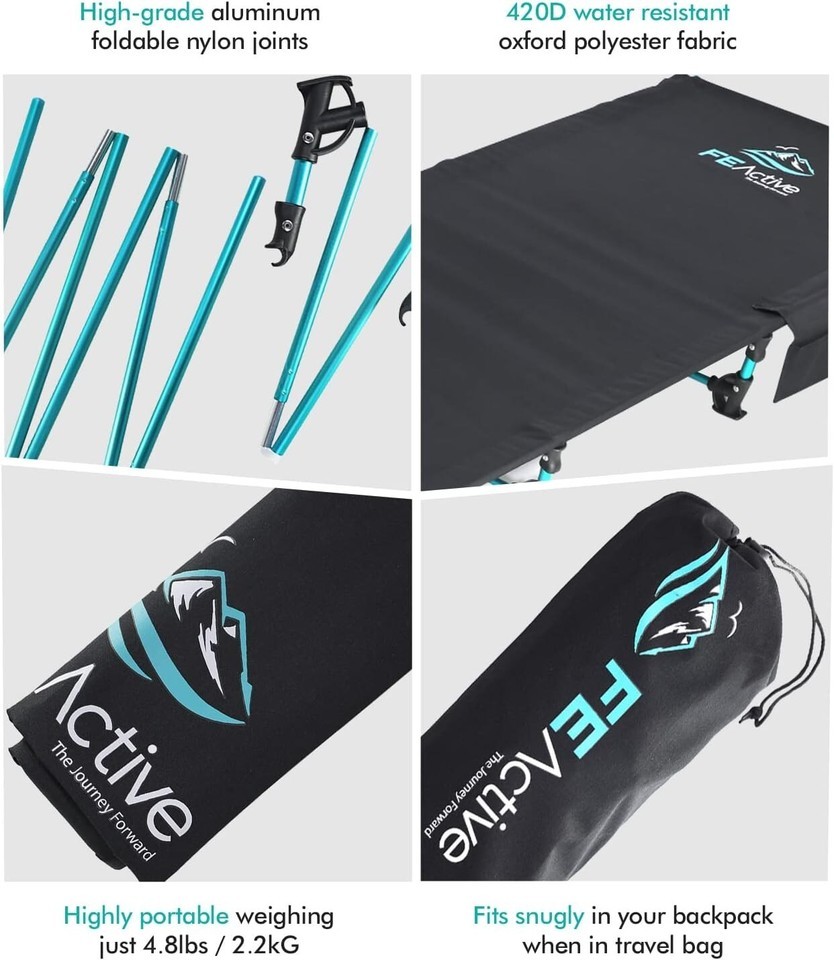 Durable Portable Camping Cot - Lightweight & Water-Resistant Sleeping Solution Item image 5