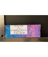 METALLICA - APRIL 2 1992 LANDOVER, MARYLAND MINT WHOLE CONCERT TICKET - $30.00