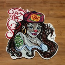 Embroidered Chola Girl Clown Large Back Patch 6.25”x7.85” inches Sexy Gi... - £37.96 GBP