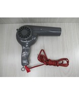 Vintage Gillette Promax 1500 Hair Dryer Gray w/ red cord - £11.65 GBP