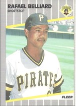 1989 Fleer Rafael Belliard 201 Pirates - £0.78 GBP