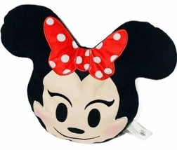 Disney Minnie Mouse Emoji 10&#39;&#39; Smiling Expressions Pillow Plush - £7.08 GBP