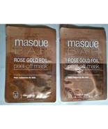 (2) Masque Bar Rose Gold Foil Peel Off Mask - FREE SHIPPING!!! - $9.40 CAD