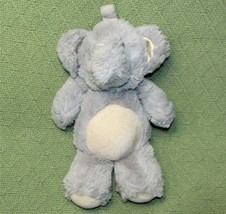 Kellytoy Plush Rattle Elephant Baby Stuffed Animal Crib Toy 10&quot; 2019 Gray White - £8.62 GBP