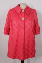 Charles Gray London L Pink Polka Dot Linen Blend A-Line Jacket - £28.39 GBP