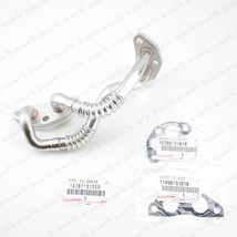 NEW GENUINE TOYOTA LEXUS  3.5 L ENGINE OIL COOLER PIPE WITH GASKETS 1576... - $111.83