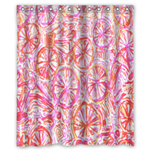 Special Offer 7 Pattern Lilly Pulitzer Polyester Shower Curtain Waterproof  - $27.99+
