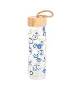 All Seeing Eye Reusable Glass Water Bottle - Eco-Friendly &amp; Leakproof Sp... - $10.99