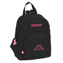 Casual Backpack Kappa Black and pink Black 13 L (S4308300) - £30.37 GBP