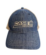 CASE IH AGRICULTURE Hat Cap Denim Tan Adjustable - $13.99