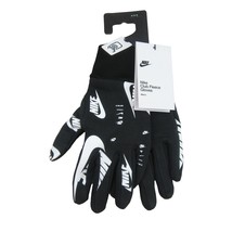 Nike Club Fleece Gloves Mens Size Medium Black White AP Touchscreen Capa... - $656.04 MXN
