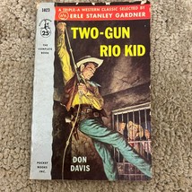 Two-Gun Rio Kid Western Paperback Book by Don Davis from Pocket Book 1954 - £9.53 GBP