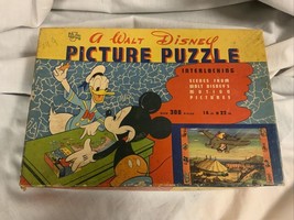 1950’s JMar DUMBO Walt Disney Picture Puzzle 300 Pieces COMPLETE - £20.61 GBP