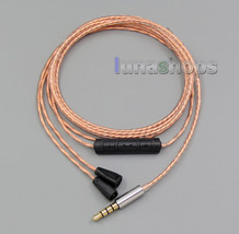 With Mic Remote Copper Shielding Earphone Cable For Sennheiser IE8 IE8i - £13.12 GBP