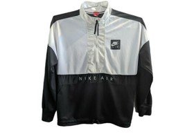 Vintage Nike Air Pullover 1/2 Zip Black white Men&#39;s Size XL Orange Tag - £27.51 GBP