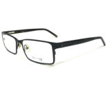 Helium Eyeglasses Frames 4186 MBLK Matte Black Tortoise Rectangular 56-1... - $55.97