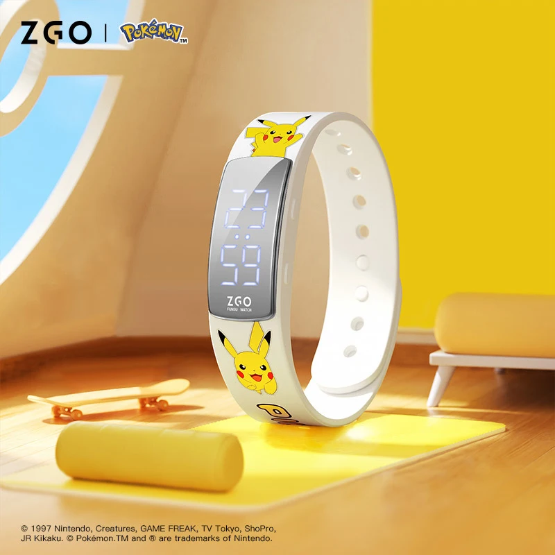 Play Pokémon Watch Pikachu Smart Waterproof Bracelet USB Charging  Electronic Wa - £39.74 GBP