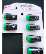 1PCS AP6M166G IDEC Flat Miniature Pilot Light LED Green 6V DC - €8,57 EUR