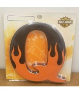NEW HARLEY DAVIDSON 8&quot; WOOD LETTER Q OFFICIALLY LICENSED - $92.27 MXN