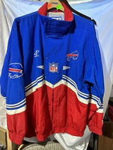 Vintage Logo Athletic NFL Pro Line Buffalo Bills Winter Jacket/Parka Men&#39;s Sz L - £155.54 GBP