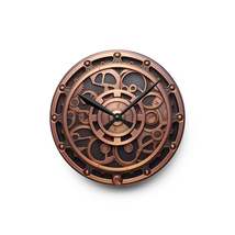 Copper Steam Punk, Gear Style Design, Acrylic Wall Clock - £32.08 GBP+