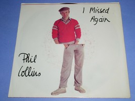 Phil Collins I Missed Again 45 Rpm Record Vinyl Picture Sleeve Atlantic Label - £12.54 GBP