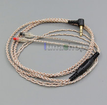 EachDIY Earphone Silver Plated OCC Mixed Foil PU Cable For Audio-Technica ATH-IM - £17.20 GBP