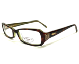 Coach Eyeglasses Frames Kitty 2016 Tortoise Brown Green Rectangular 50-1... - £44.22 GBP