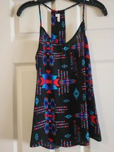 Womens Sleeveless Blouse Studio Y Small Navy Blue, Red, Pink Turquoise - £7.56 GBP