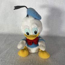 Vintage HASBRO DISNEY Playskool Babies Plush Donald Duck 1984 7&quot; CLEAN - $9.46